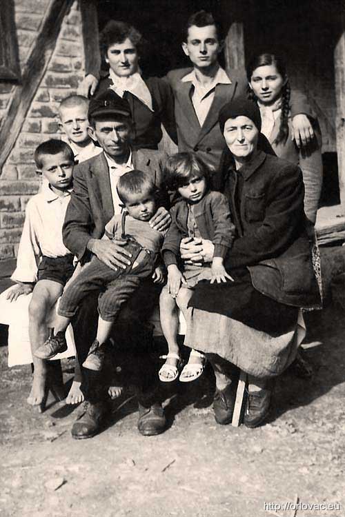 Joso Vidović Peje sa obitelji